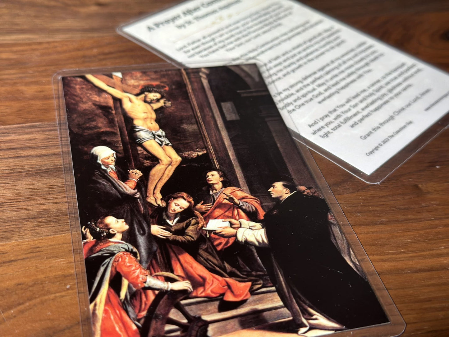 A Prayer After Communion by St. Thomas Aquinas Prayer Card
