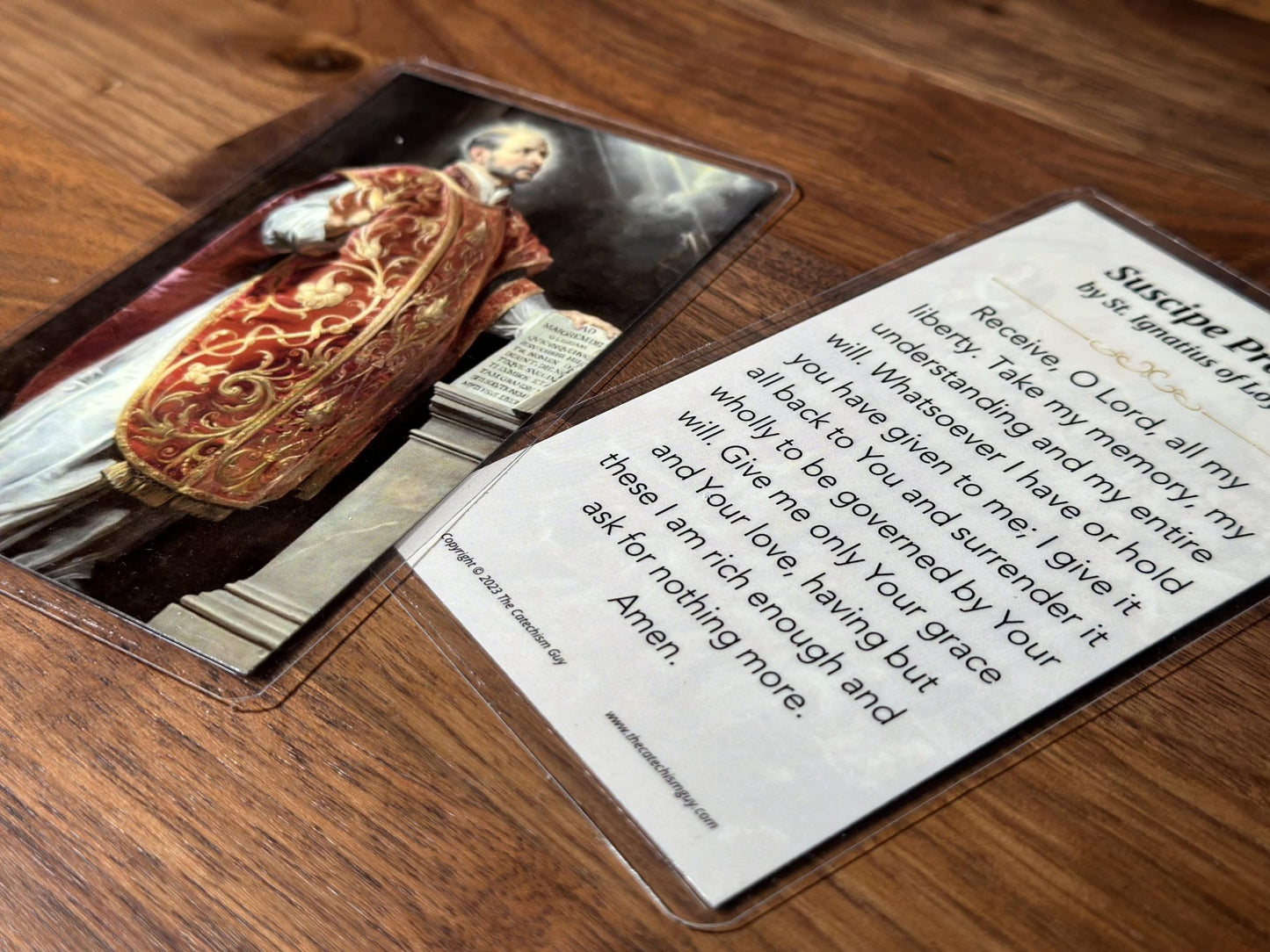 "Suscipe" by St. Ignatius of Loyola Prayer Card