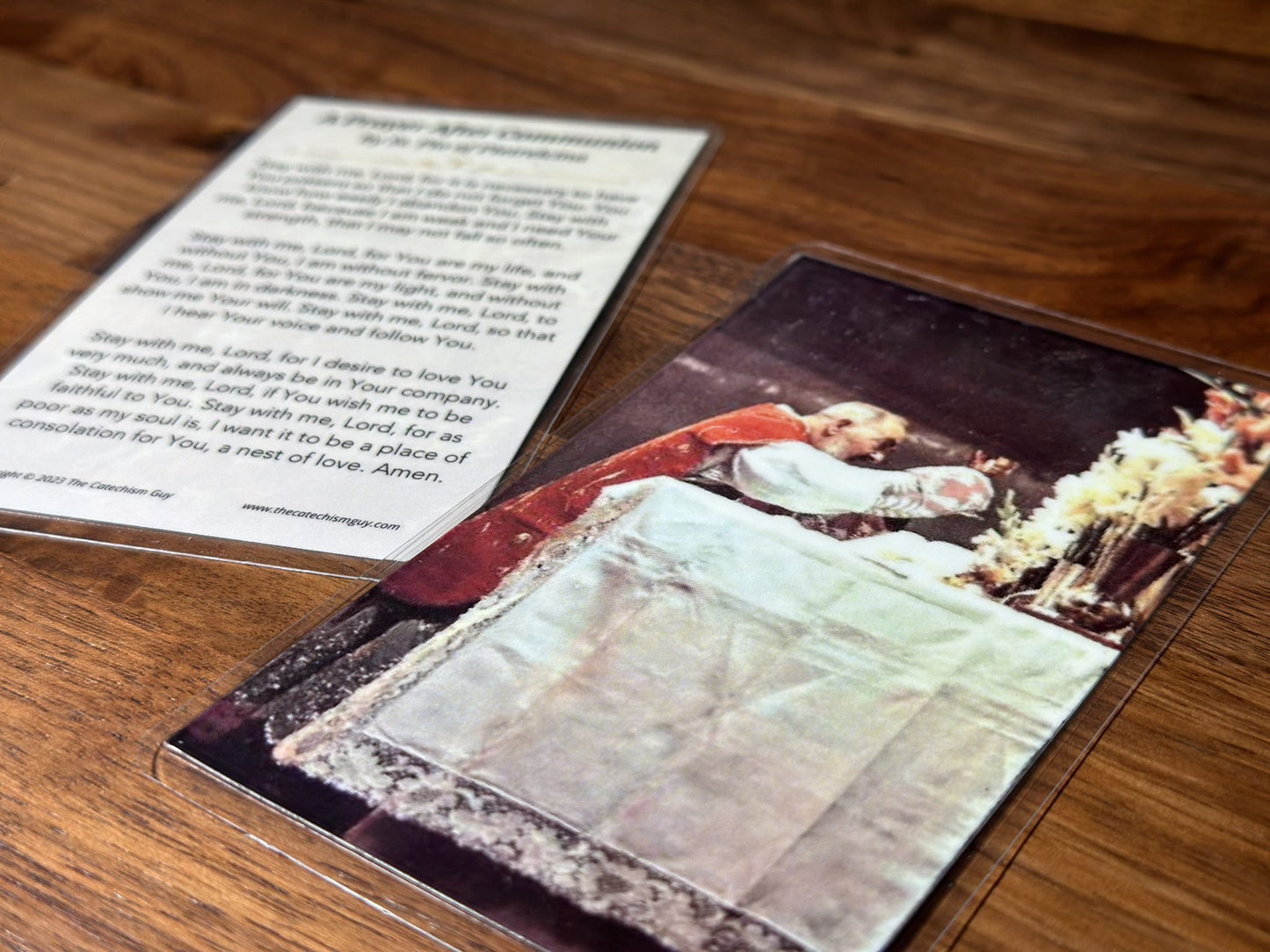 "Stay With Me, Lord" Padre Pio Prayer Card