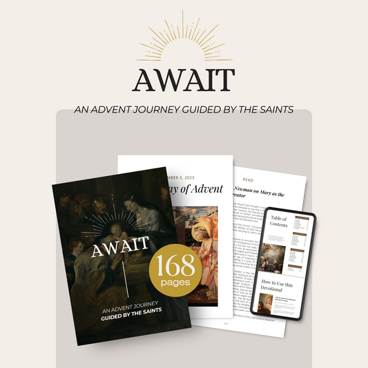 Await: An Advent Journey Guided by the Saints (Digital Download)