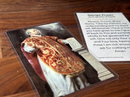 "Suscipe Prayer" by St. Ignatius of Loyola Prayer Card